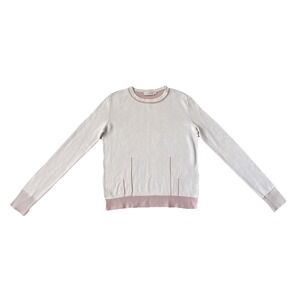 Tory Burch Pale Pink Pullover Sweater Long Sleeve Top Women's XS